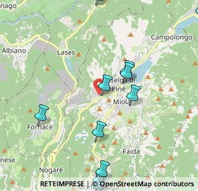 Mappa Baselga Di Pinè, 38042 Baselga di Piné TN, Italia (2.68167)