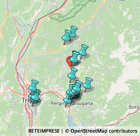 Mappa Baselga Di Pinè, 38042 Baselga di Piné TN, Italia (6.7155)