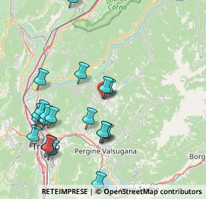 Mappa Baselga Di Pinè, 38042 Baselga di Piné TN, Italia (8.962)