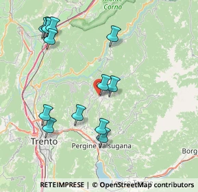 Mappa Baselga Di Pinè, 38042 Baselga di Piné TN, Italia (8.46)