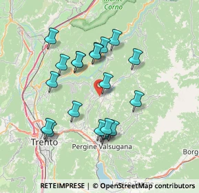 Mappa Baselga Di Pinè, 38042 Baselga di Piné TN, Italia (6.7155)
