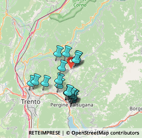 Mappa Via Per Trento, 38042 Baselga di Piné TN, Italia (5.796)