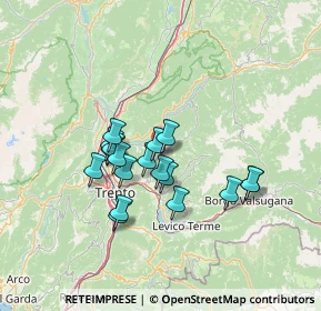 Mappa Via Per Trento, 38042 Baselga di Piné TN, Italia (11.01778)