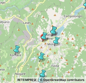 Mappa Via Per Trento, 38042 Baselga di Piné TN, Italia (2.56455)