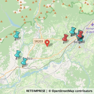 Mappa Via Col del Vin, 32100 Belluno BL, Italia (5.35727)