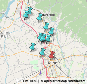 Mappa A23 Palmanova - Udine - Tarvisio, 33010 Pagnacco UD, Italia (4.77167)