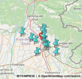 Mappa A23 Palmanova - Udine - Tarvisio, 33010 Pagnacco UD, Italia (8.29833)