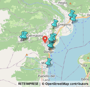 Mappa Via A. Regina, 22014 Dongo CO, Italia (1.83545)