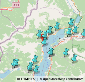 Mappa Via A. Regina, 22014 Dongo CO, Italia (8.649)