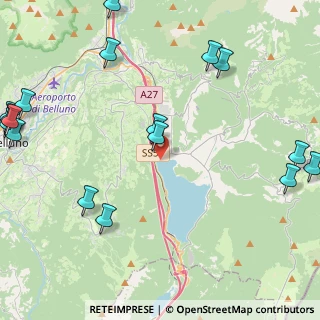 Mappa Strada Statale, 32014 Ponte Nelle Alpi BL, Italia (6.40444)