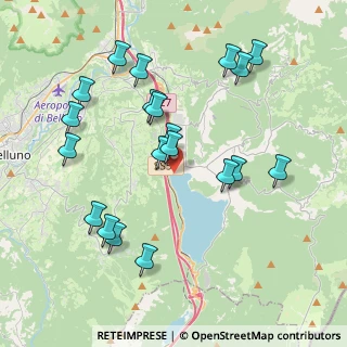 Mappa Strada Statale, 32014 Ponte Nelle Alpi BL, Italia (4.088)