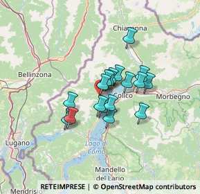 Mappa VIA G.P, 22014 Dongo CO, Italia (8.76278)