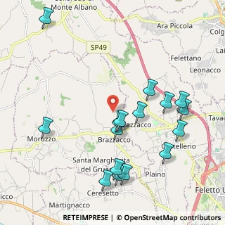 Mappa Strada De Liule, 33030 Moruzzo UD, Italia (2.21375)
