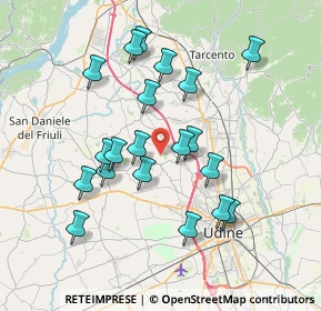 Mappa Strada De Liule, 33030 Moruzzo UD, Italia (6.9045)