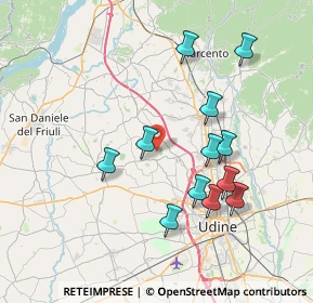 Mappa Strada De Liule, 33030 Moruzzo UD, Italia (7.18833)