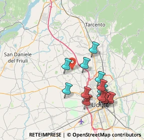 Mappa Strada De Liule, 33030 Moruzzo UD, Italia (7.50214)