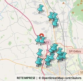 Mappa Via Salita Pertoldi, 33010 Pagnacco UD, Italia (3.85)