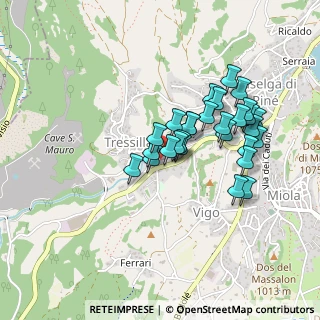 Mappa Frazione Tressilla, 38042 Baselga di Piné TN, Italia (0.3725)
