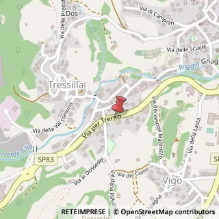 Mappa Frazione Tressilla, 19, 38042 Baselga di Piné, Trento (Trentino-Alto Adige)