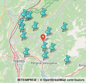 Mappa Frazione Tressilla, 38042 Baselga di Piné TN, Italia (7.596)