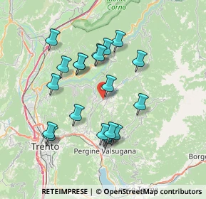 Mappa Frazione Tressilla, 38042 Baselga di Piné TN, Italia (6.731)