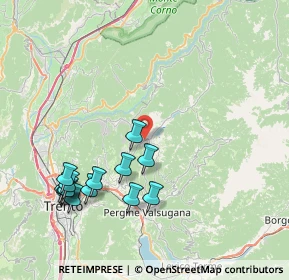 Mappa Frazione Tressilla, 38042 Baselga di Piné TN, Italia (8.72357)