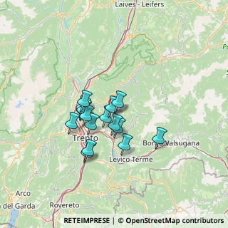 Mappa Frazione Tressilla, 38042 Baselga di Piné TN, Italia (10.05063)