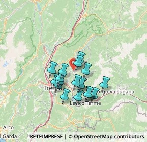 Mappa Frazione Tressilla, 38042 Baselga di Piné TN, Italia (10.29737)