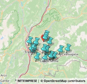 Mappa Via del Dòs di Mióla, 38042 Baselga di Piné TN, Italia (10.687)