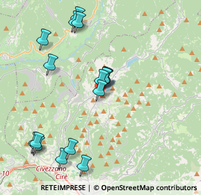 Mappa Via del Dòs di Mióla, 38042 Baselga di Piné TN, Italia (4.21625)