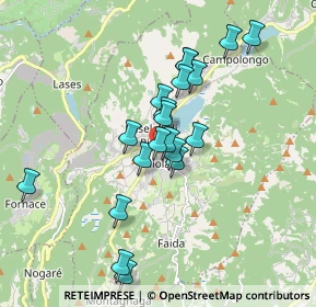 Mappa Via del Dòs di Mióla, 38042 Baselga di Piné TN, Italia (1.539)
