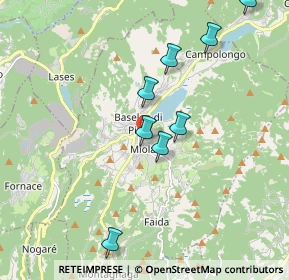 Mappa Via del Dòs di Mióla, 38042 Baselga di Piné TN, Italia (2.795)