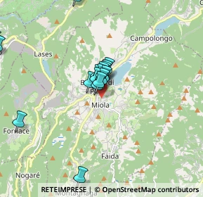 Mappa Via del Dòs di Mióla, 38042 Baselga di Piné TN, Italia (1.959)