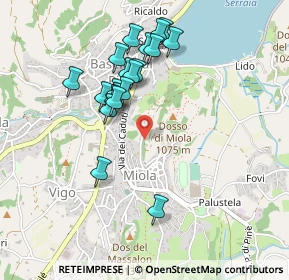 Mappa Via del Dòs di Mióla, 38042 Baselga di Piné TN, Italia (0.4235)