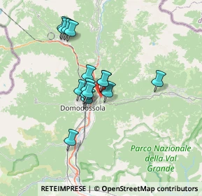 Mappa Via Pello, 28859 Trontano VB, Italia (5.304)