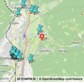 Mappa Via Pello, 28859 Trontano VB, Italia (2.884)