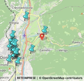 Mappa Via Pello, 28859 Trontano VB, Italia (2.797)