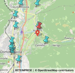 Mappa Via Pello, 28859 Trontano VB, Italia (2.51833)