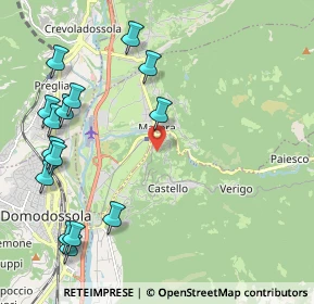 Mappa Via Pello, 28859 Trontano VB, Italia (2.60267)