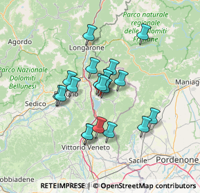 Mappa 32016 Farra D'Alpago BL, Italia (10.055)