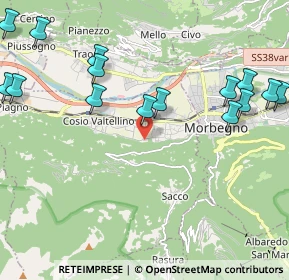 Mappa Via Brugo, 23013 Cosio Valtellino SO, Italia (2.61733)