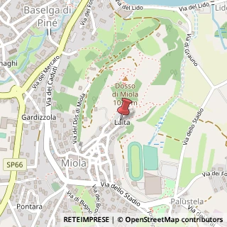 Mappa Via della Laita, 23, 38042 Baselga di Piné, Trento (Trentino-Alto Adige)