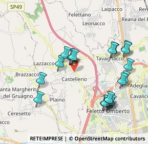 Mappa Via Udine, 33010 Pagnacco UD, Italia (2.0035)