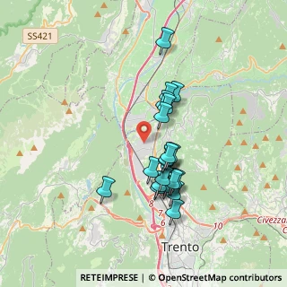 Mappa Via Vienna, 38014 Trento TN, Italia (2.9835)