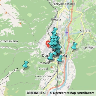 Mappa Via Antonio Mozzanino, 28845 Domodossola VB, Italia (1.012)