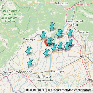 Mappa Via Tauriano, 33097 Spilimbergo PN, Italia (10.922)