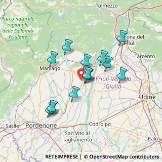Mappa Via Tauriano, 33097 Spilimbergo PN, Italia (11.87214)