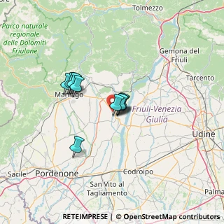 Mappa Via Tauriano, 33097 Spilimbergo PN, Italia (8.86364)
