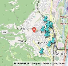 Mappa Via Enrico de Nicola, 28845 Domodossola VB, Italia (0.85364)