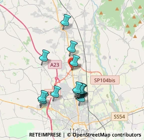 Mappa Via Nazionale, 33010 Udine UD, Italia (3.28429)